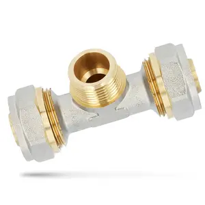 Trójnik PEX skręcany 20x1/2x20 GZ